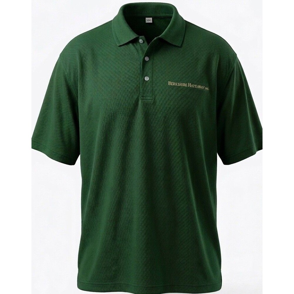Warren Buffett Berkshire Hathaway Golf Event Polo Shirt XXL. Russell NWOT Merch